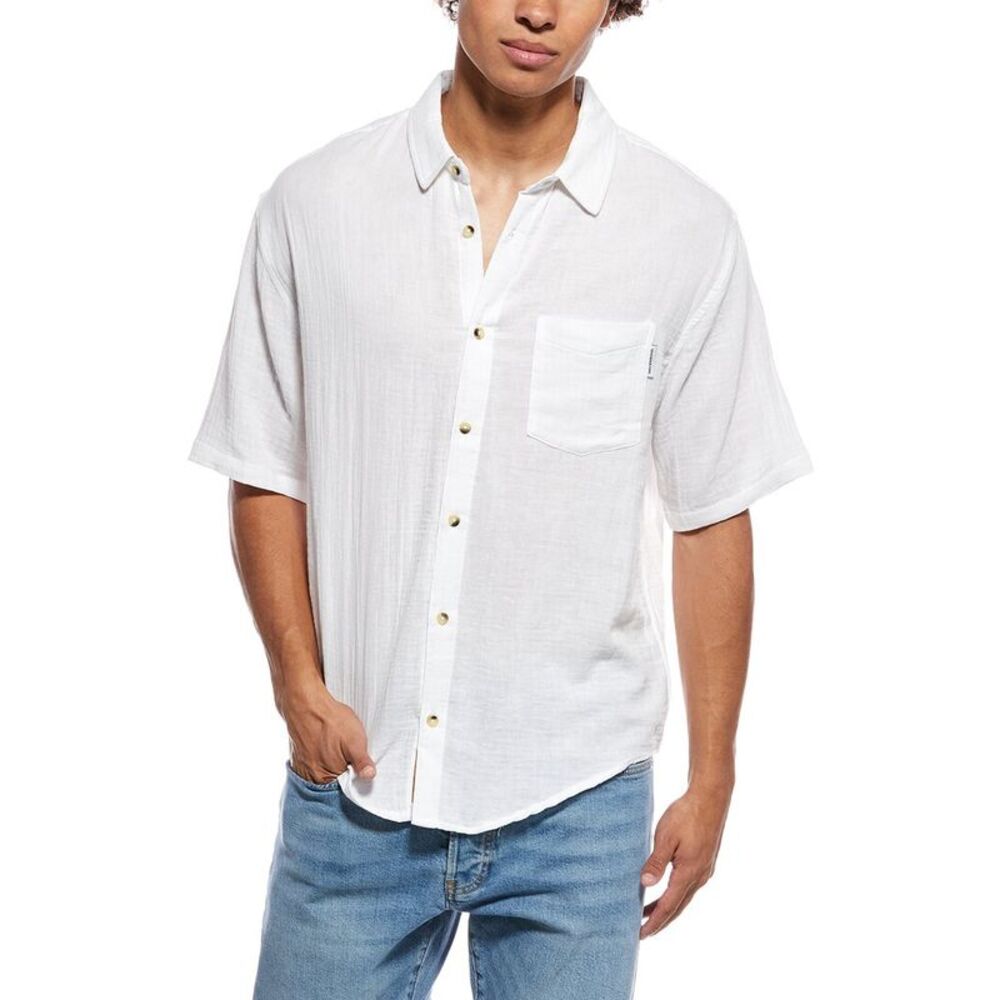 Sovereign Code Mens  Solid Shirt, White